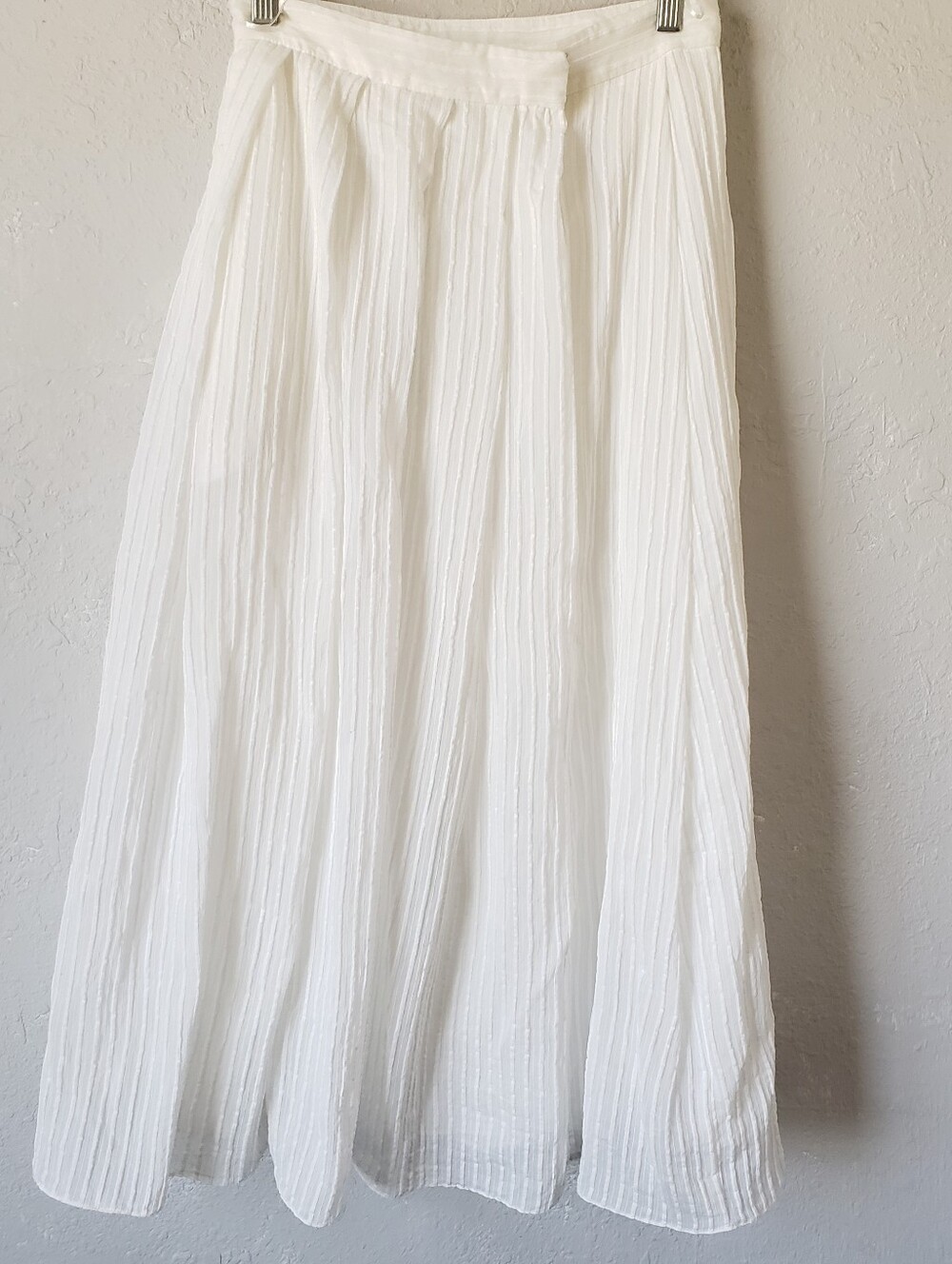 ERDEM White Pleated Maxi Skirt - Picture 13 of 13